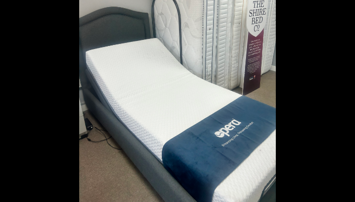 3ft Adjustable Bed With Medical Grade Cool Gel Mattress Inc Headboard
